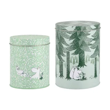 Mumin Forest 保存容器セット - 2 pieces, green - Muurla | ムールラ