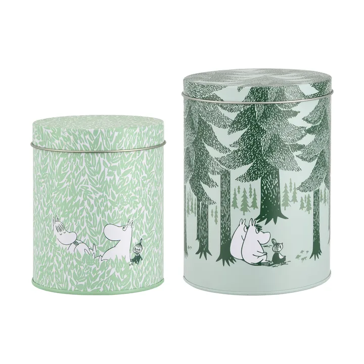 Mumin Forest 保存容器セット - 2 pieces, green - Muurla | ムールラ