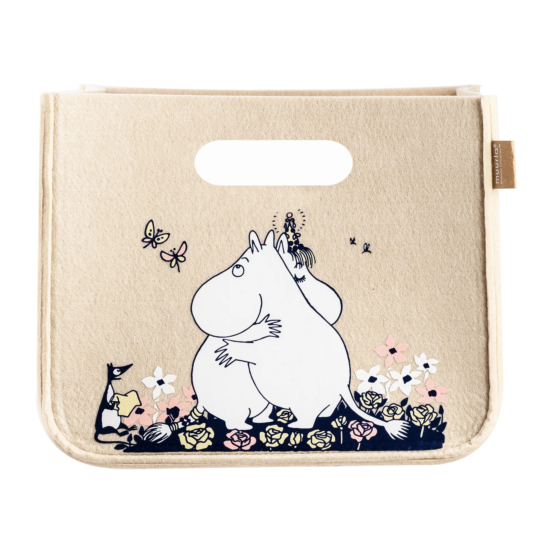 Mumin Hug 収納ボックス 26x26 cm, Beige Muurla | ムールラ