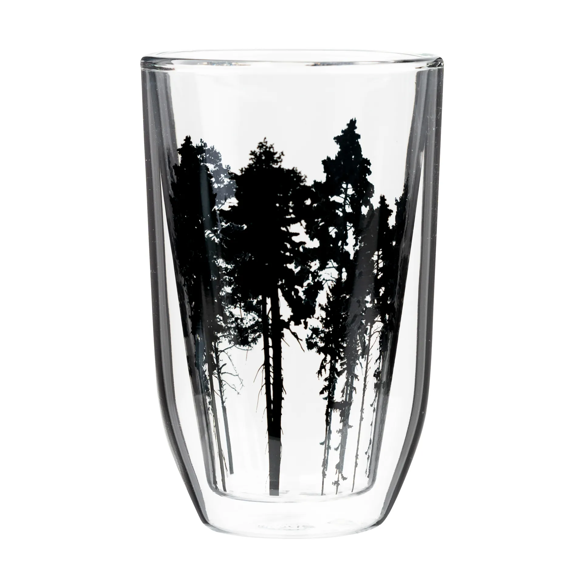 Nordic The Forest hot drinks グラス 30 cl, clear-black Muurla | ムールラ