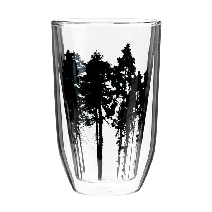 Nordic The Forest hot drinks グラス 30 cl - clear-black - Muurla | ムールラ