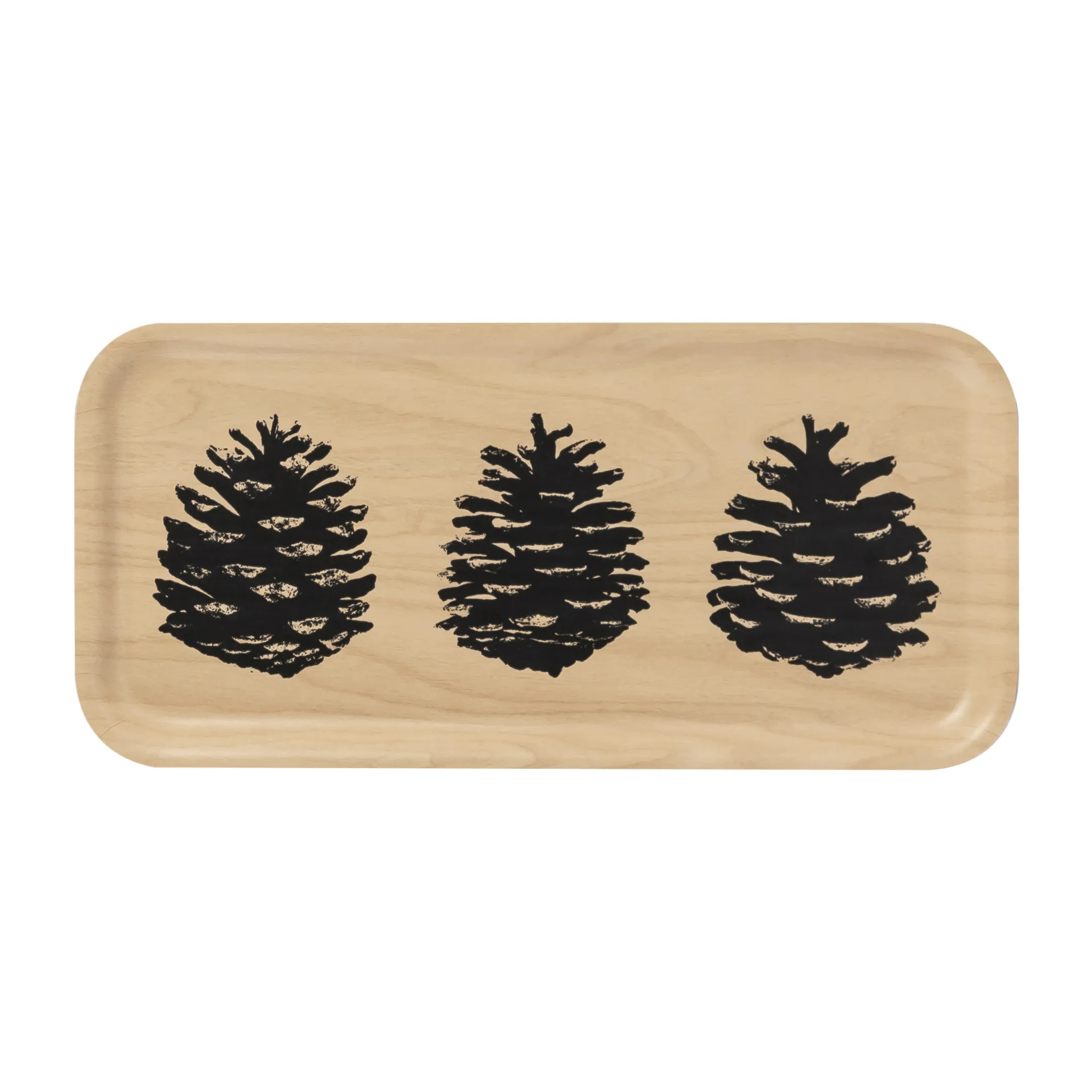 Nordic The Pine Cone トレイ 13x27 cm, Nature-black Muurla | ムールラ