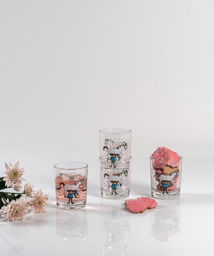 Pippi & Lilla Gubleg ドリンキンググラス 20 cl, Multi Muurla | ムールラ
