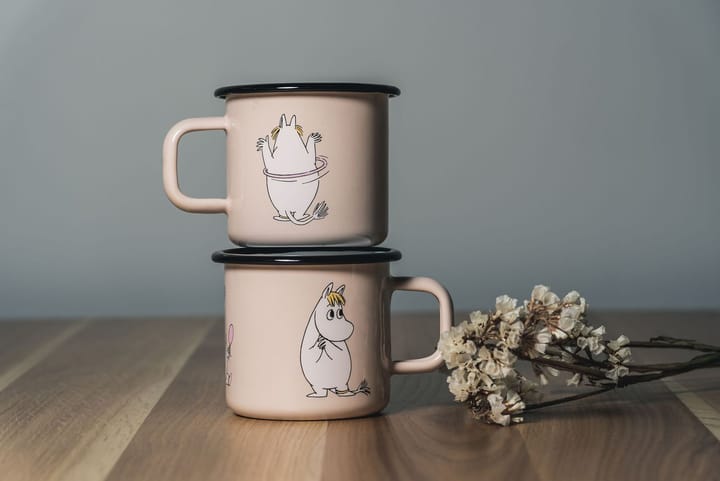 Snorkmaiden Retro エナメルマグ 37 cl, Beige Muurla | ムールラ