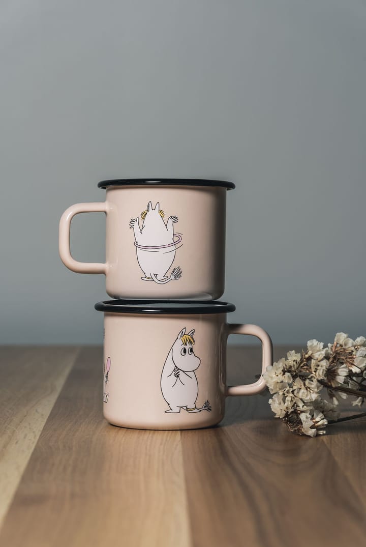 Snorkmaiden Retro エナメルマグ 37 cl, Beige Muurla | ムールラ