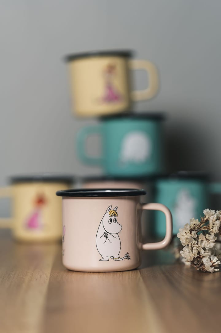 Snorkmaiden Retro エナメルマグ 37 cl, Beige Muurla | ムールラ