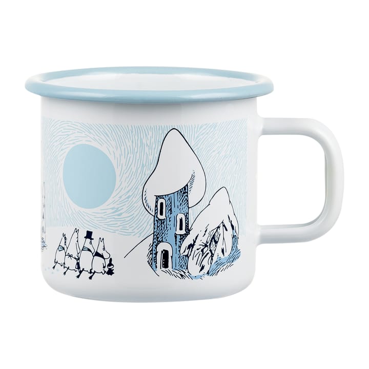 ムーミン エナメルマグ Snowy Valley 37 cl - Blue-white - Muurla | ムールラ