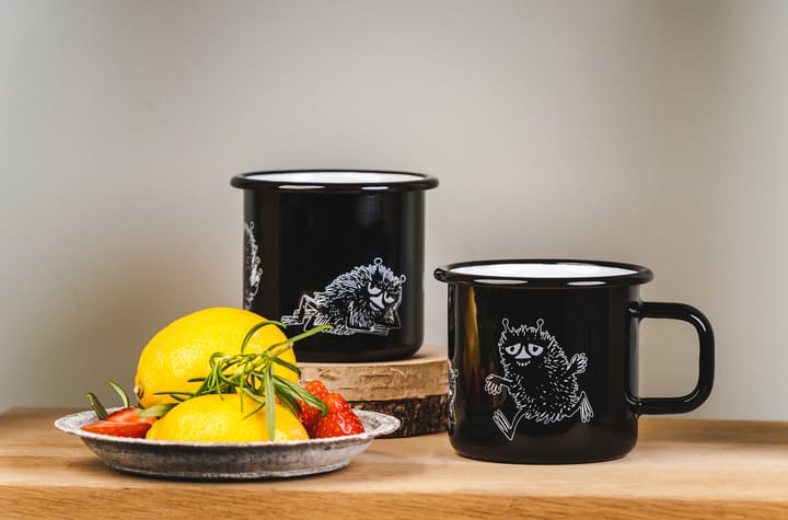 Stinky エナメルマグ 37 cl, Black Muurla | ムールラ