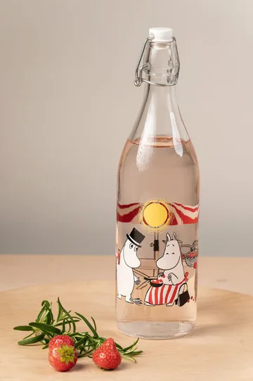 Summertime グラス ボトル 1 L - Transparent - Muurla | ムールラ