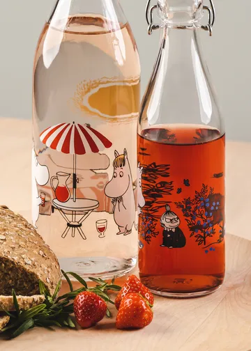 Summertime グラス ボトル 1 L - Transparent - Muurla | ムールラ