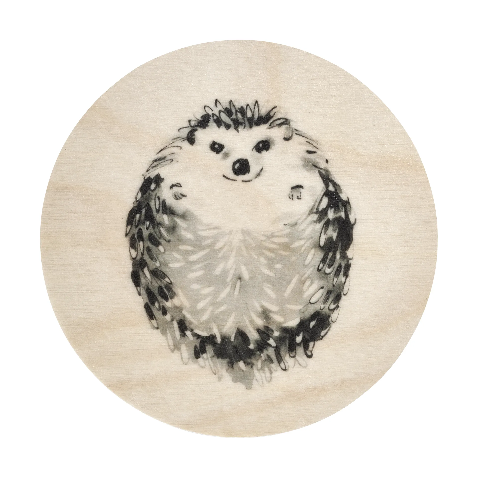 Teemu Järvi x Muurla ガラスコースター Ø10 cm, Hedgehog Muurla | ムールラ