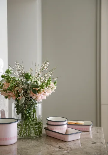 Vappu エナメル ボウル 60 cl - Pink - Muurla | ムールラ