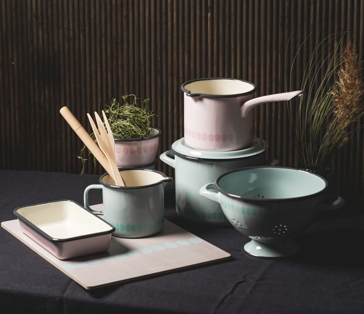 Vappu エナメル colander, Green Muurla | ムールラ