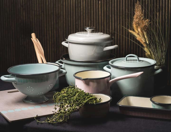 Vappu エナメル colander, Green Muurla | ムールラ