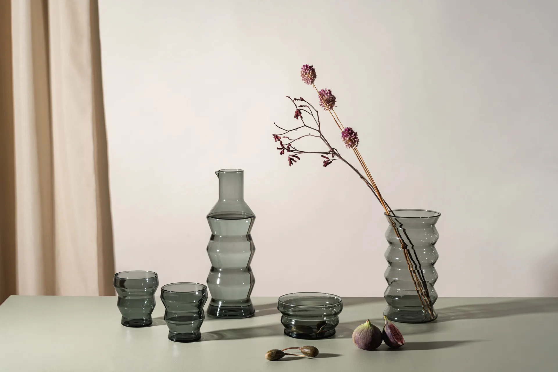 Waves カラフェ 1.3 L, Grey Muurla | ムールラ