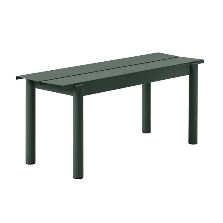 リニアスチールベンチ 110cm - Dark green - Muuto | ムート