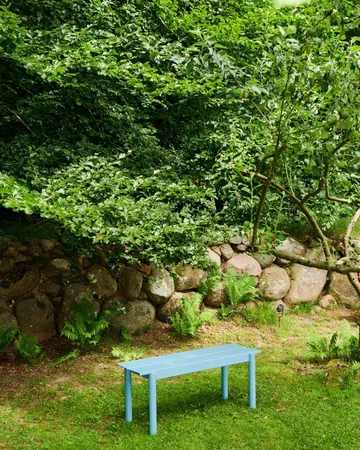 リニアスチールベンチ 110cm - Pale blue - Muuto | ムート