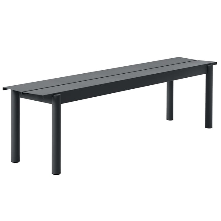 リニアスチールベンチ 170cm - Black - Muuto | ムート