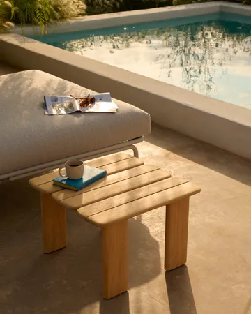 Assemble コーヒーテーブル - Teak, 55x55 cm - Muuto | ムート