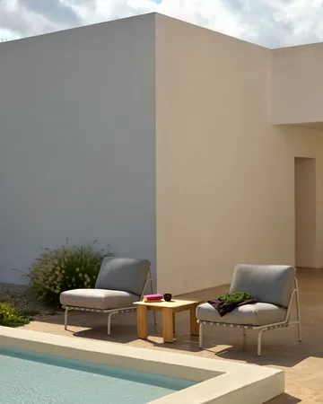 Assemble コーヒーテーブル - Teak, 55x55 cm - Muuto | ムート