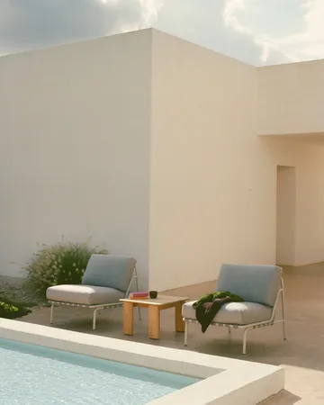 Assemble コーヒーテーブル - Teak, 55x55 cm - Muuto | ムート