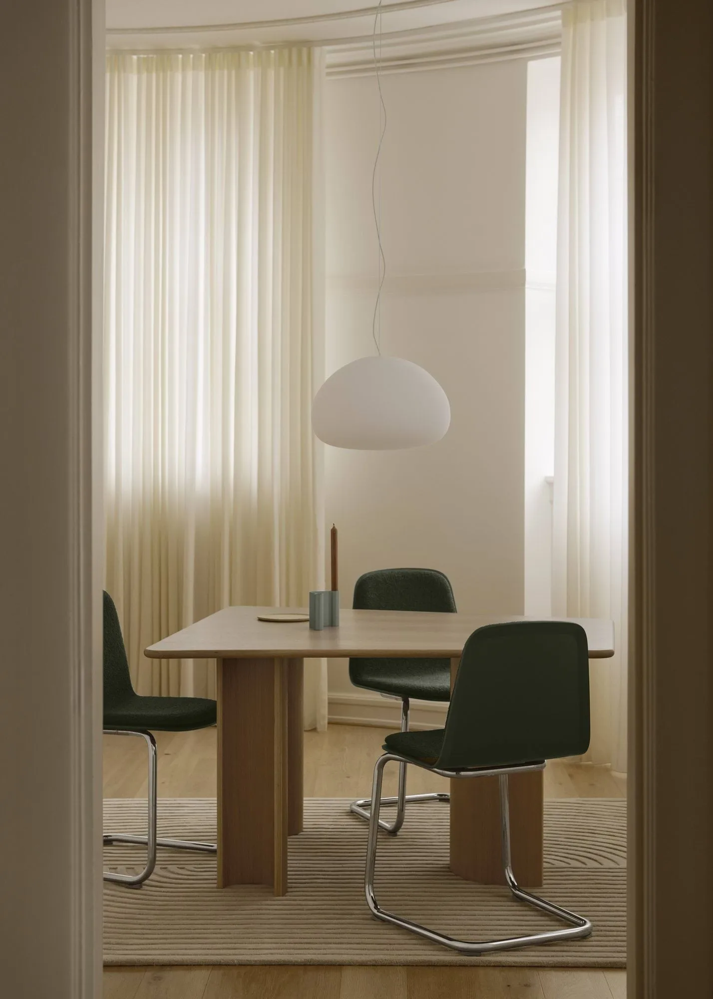 Brink Chair カンチレバーベース チェア, Oak-chrome Muuto | ムート