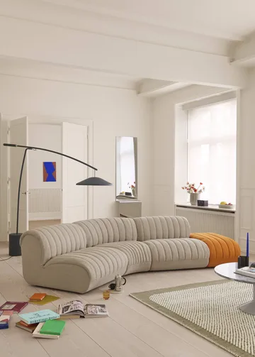 Contra フロアランプ - Anthracite black-concrete, 188 cm - Muuto | ムート