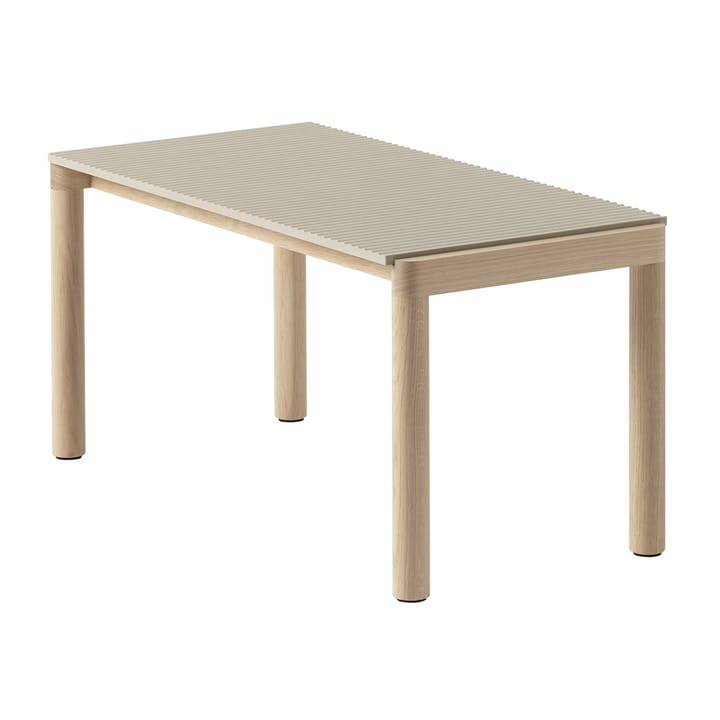 Couple 1 ウェービー コーヒーテーブル 40x84x40 cm - Sand-oak - Muuto | ムート