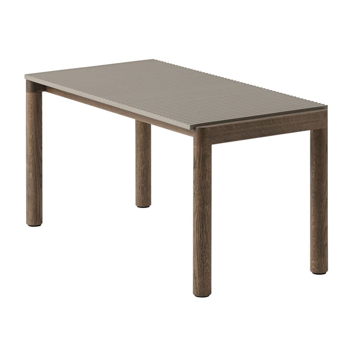 Couple 1 ウェービー コーヒーテーブル 40x84x40 cm - Taupe-dark oiled oak - Muuto | ムート