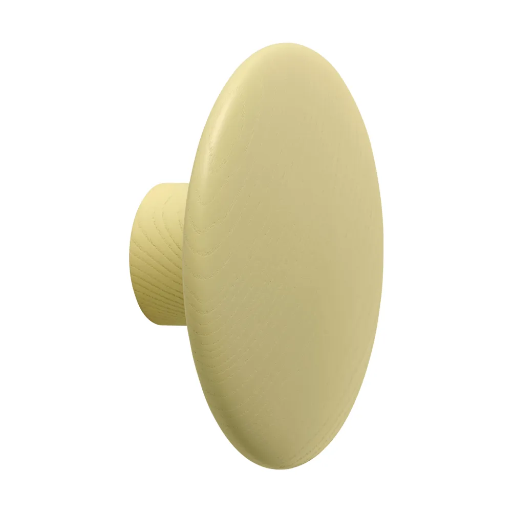 Dots Wood コートフック, Yellow-beige, Ø9 cm Muuto | ムート