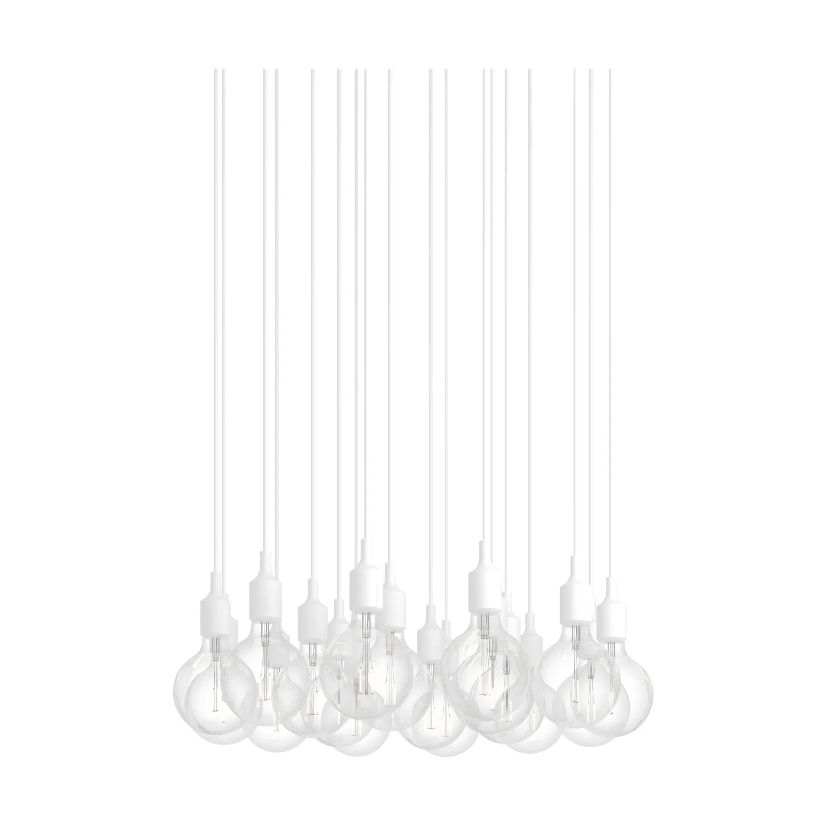 E27 ペンダントランプ クラスター 18, White Muuto | ムート