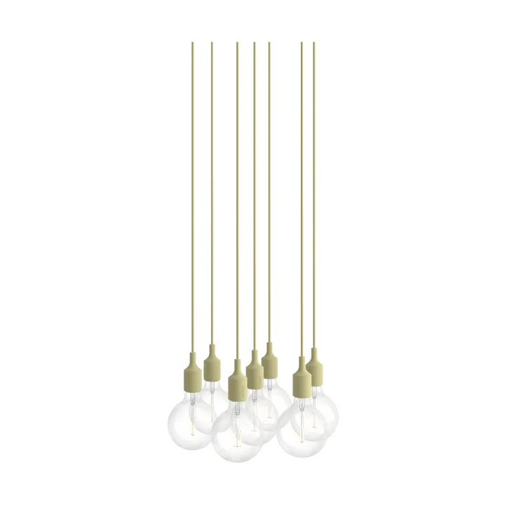 E27 ペンダントランプ クラスター 7灯 - Beige green - Muuto | ムート