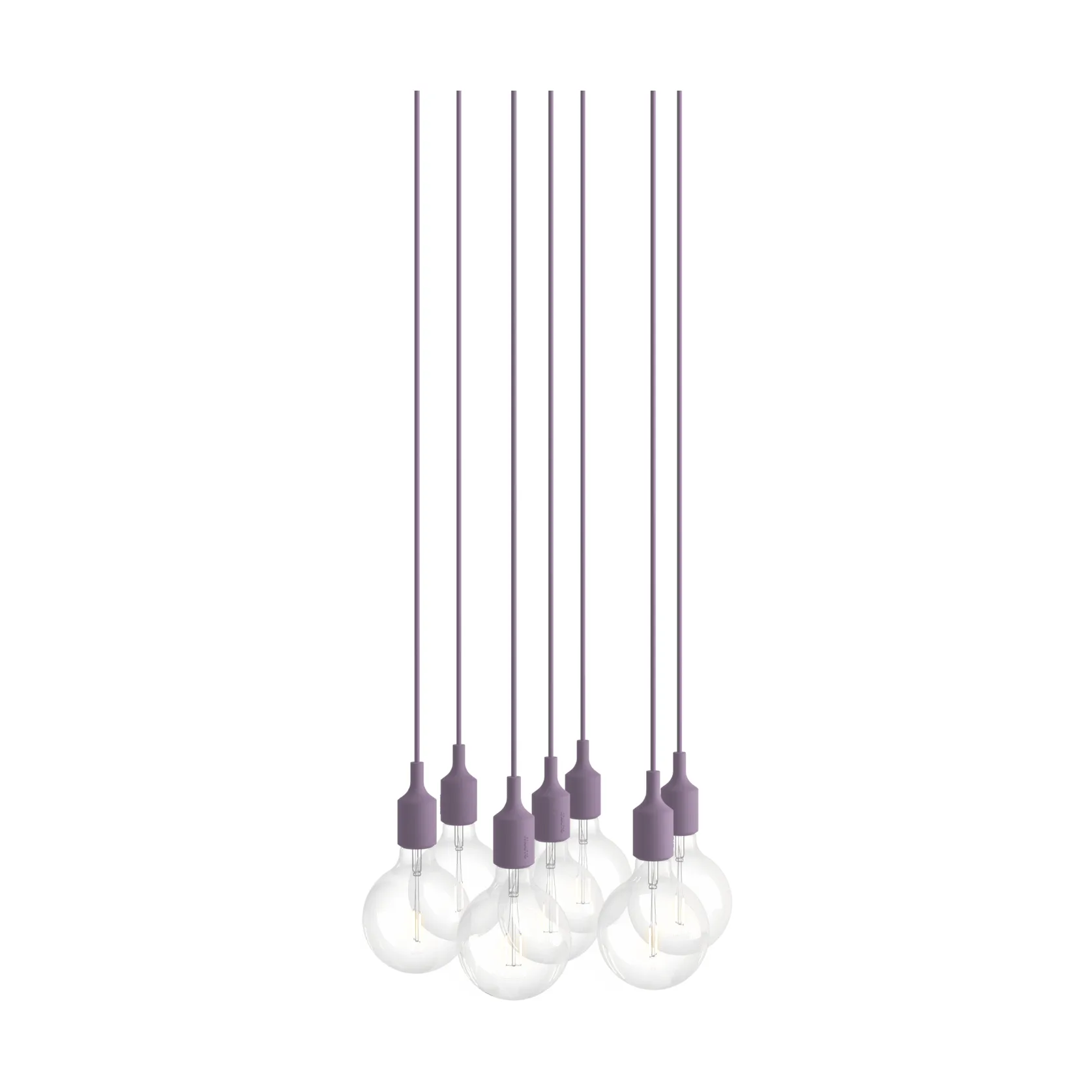 E27 ペンダントランプ クラスター 7灯, Dusty lilac Muuto | ムート
