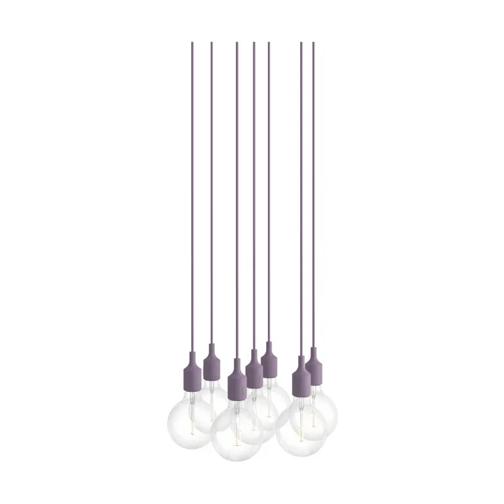 E27 ペンダントランプ クラスター 7灯 - Dusty lilac - Muuto | ムート
