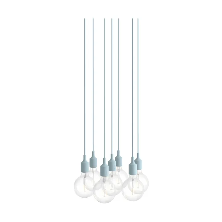 E27 ペンダントランプ クラスター 7灯 - Light blue - Muuto | ムート