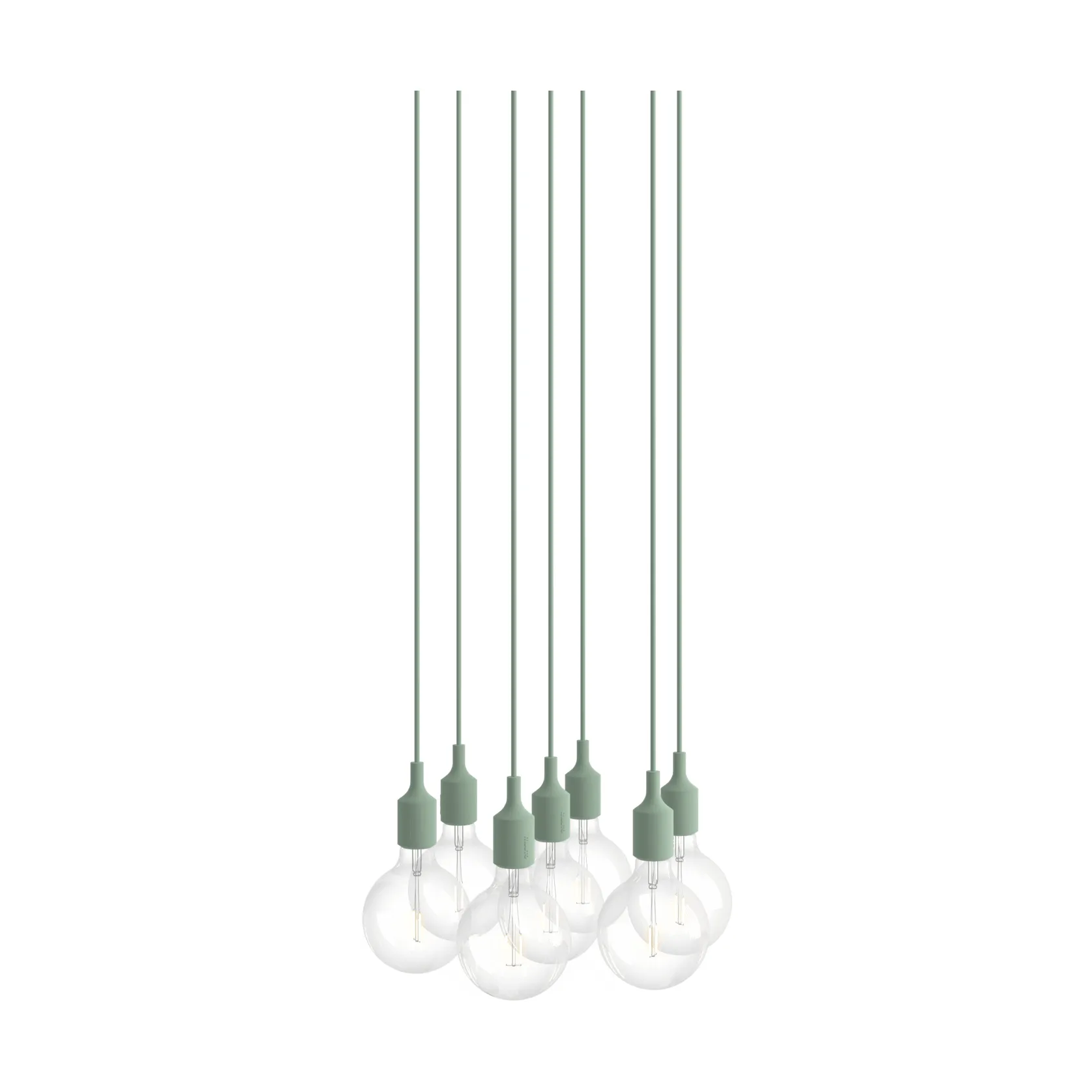 E27 ペンダントランプ クラスター 7灯, Light green Muuto | ムート