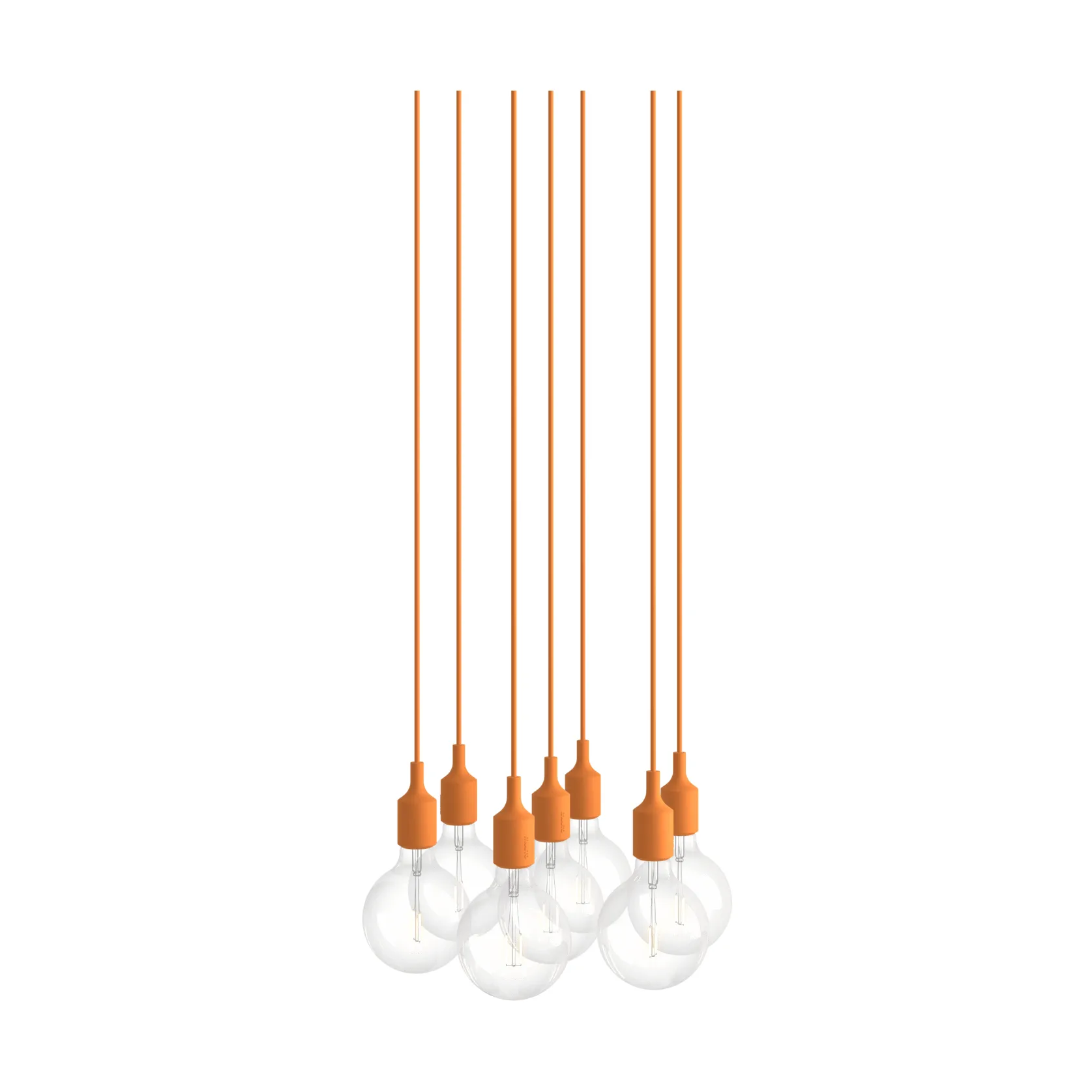 E27 ペンダントランプ クラスター 7灯, Light orange Muuto | ムート