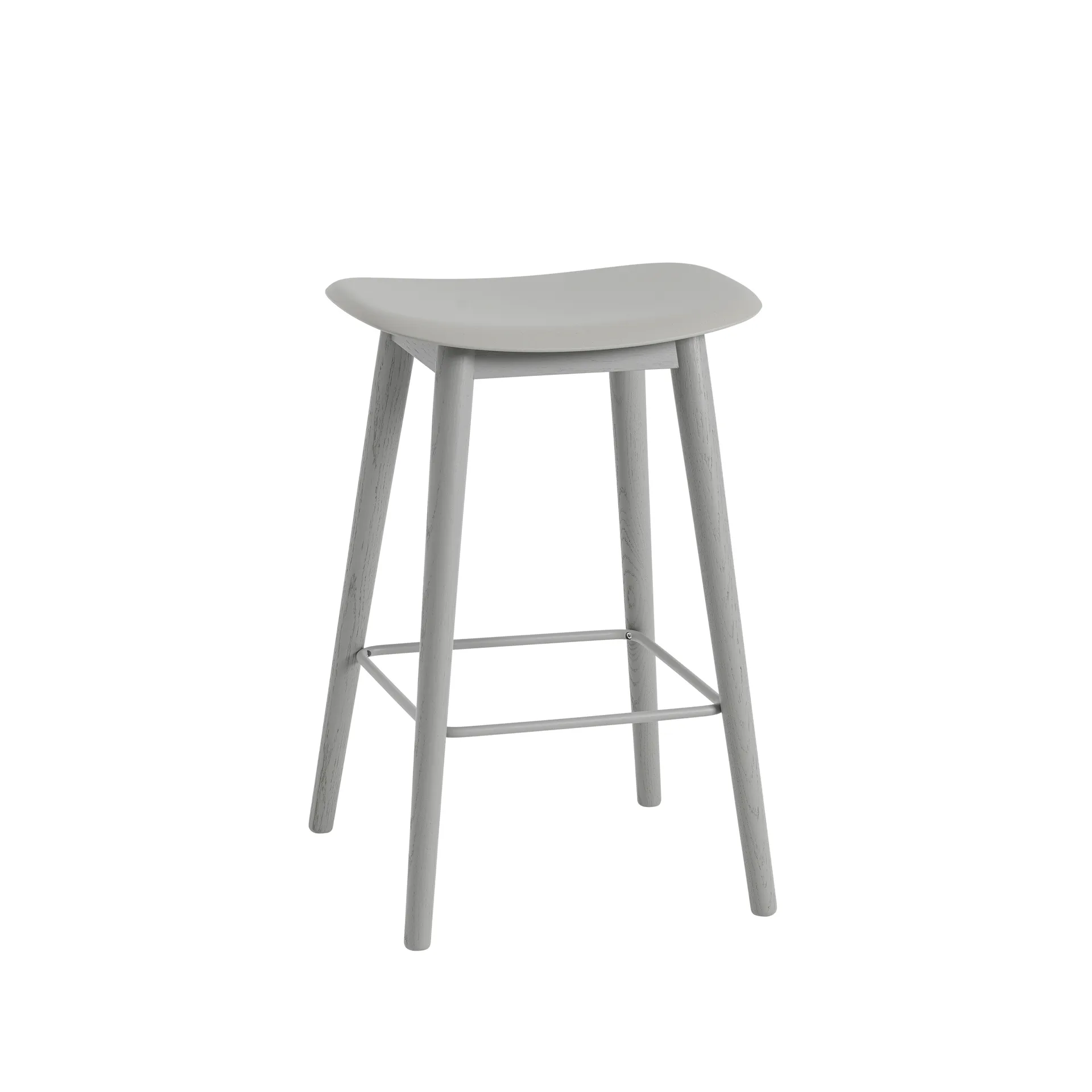 Fiber カウンタースツール 65 cm, Grey, grey legs Muuto | ムート