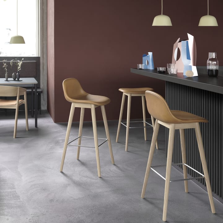 Fiber カウンタースツール 65 cm, Grey, grey legs Muuto | ムート