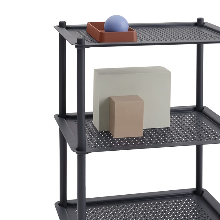 Flow 3 レイヤー ワゴン 90 cm, Blue-grey Muuto | ムート