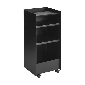 Folded Trolley ワゴン オープン - Black, 37.4x38.7x37.2 cm - Muuto | ムート