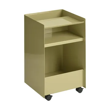 Folded Trolley ワゴン オープン - Dark beige green 37.4x61.5x37.2 cm - Muuto | ムート