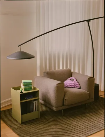 Folded Trolley ワゴン オープン - Dark beige green 37.4x61.5x37.2 cm - Muuto | ムート