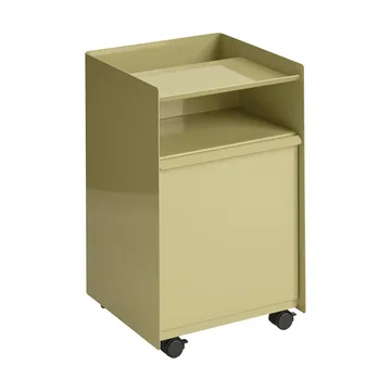 Folded Trolley ワゴン 引き出し付き - Dark beige green - Muuto | ムート
