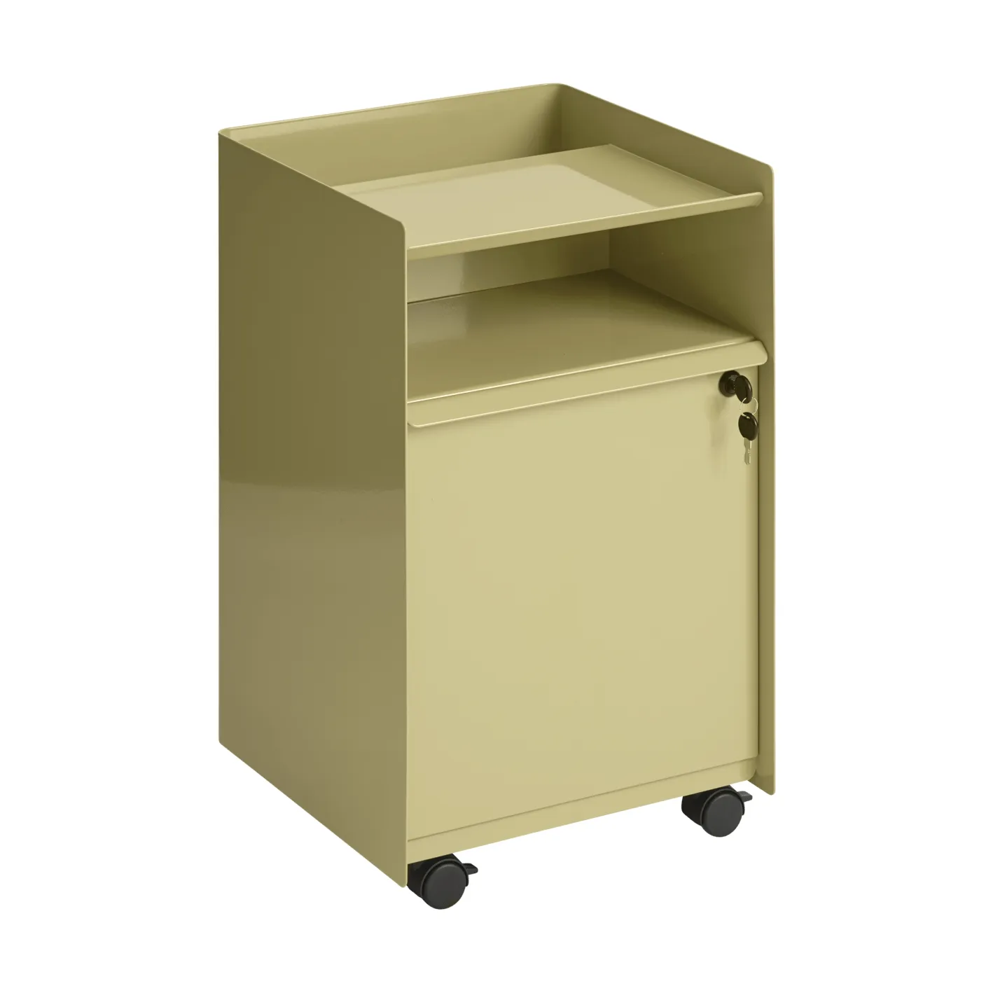 Folded Trolley ワゴン 収納付き, Dark beige green Muuto | ムート