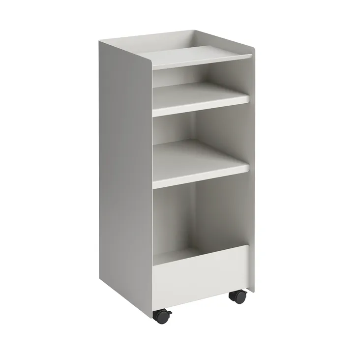 Folded Trolley ワゴン オープン - Grey, 37.4x38.7x37.2 cm - Muuto | ムート