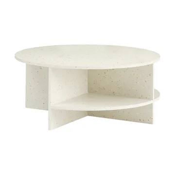 Halves コーヒーテーブル - Off white-terrazzo, Ø85 cm - Muuto | ムート