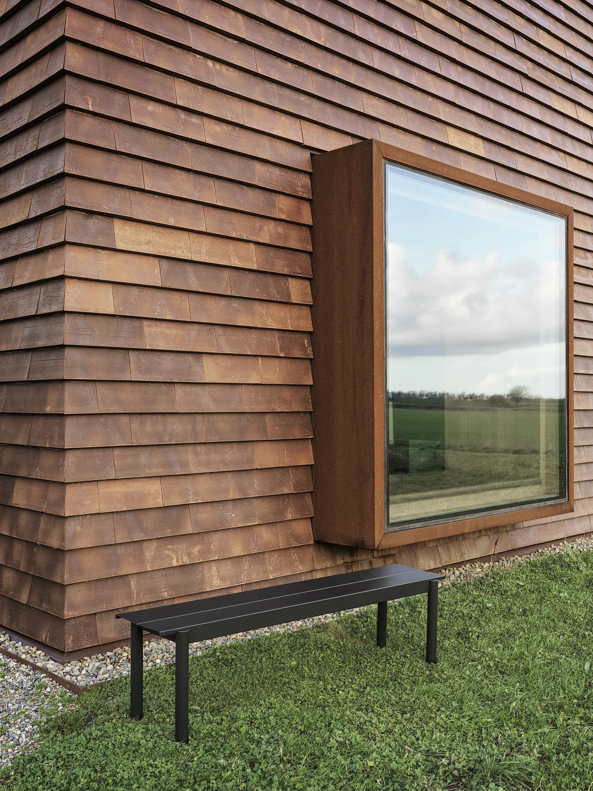 Linear スチールベンチ 170cm, Black Muuto | ムート