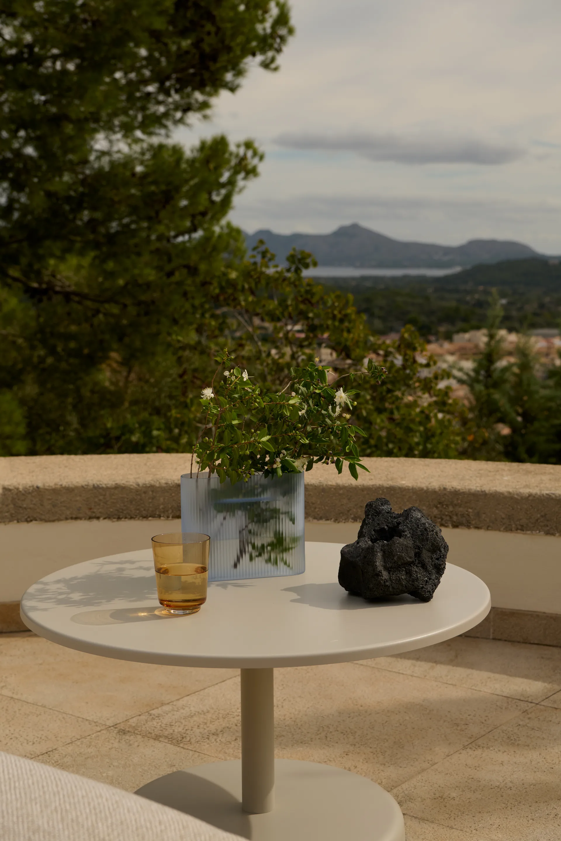 Linear Steel コーヒーテーブル, Grey, Ø70x40 cm Muuto | ムート