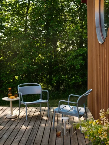 Linear Steel ラウンジアームチェア - Pale blue - Muuto | ムート